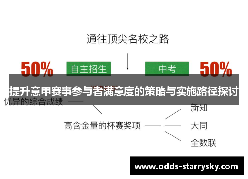 提升意甲赛事参与者满意度的策略与实施路径探讨