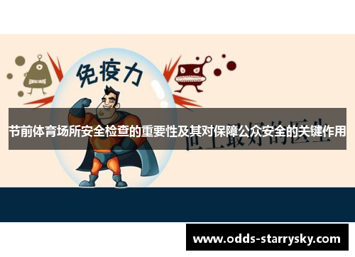 节前体育场所安全检查的重要性及其对保障公众安全的关键作用